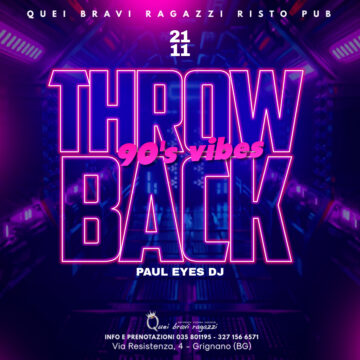 90’S PARTY- 21 novembre 90’S PARTY- 21 novembre